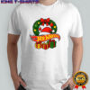 Hotwheels Christmas laurel wreath Santa hat gift shirt
