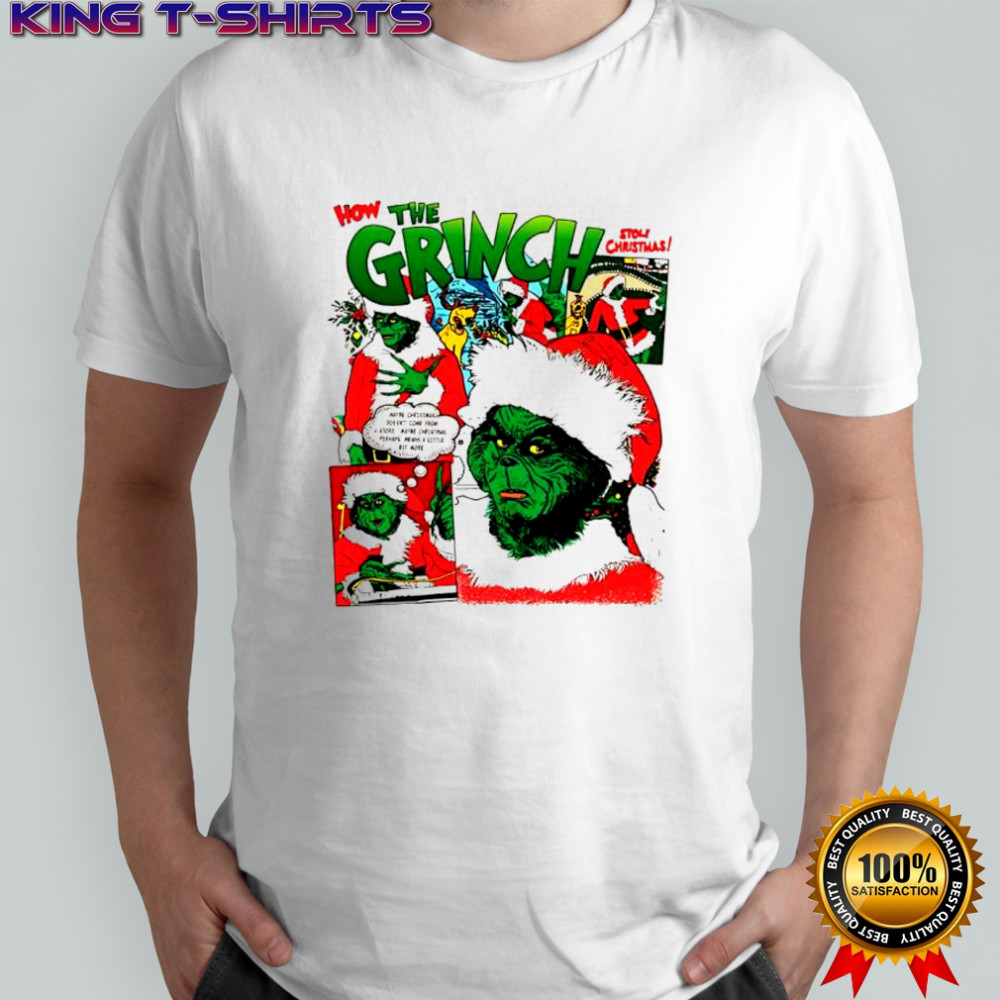 How the Grinch Stole Christmas story shirt