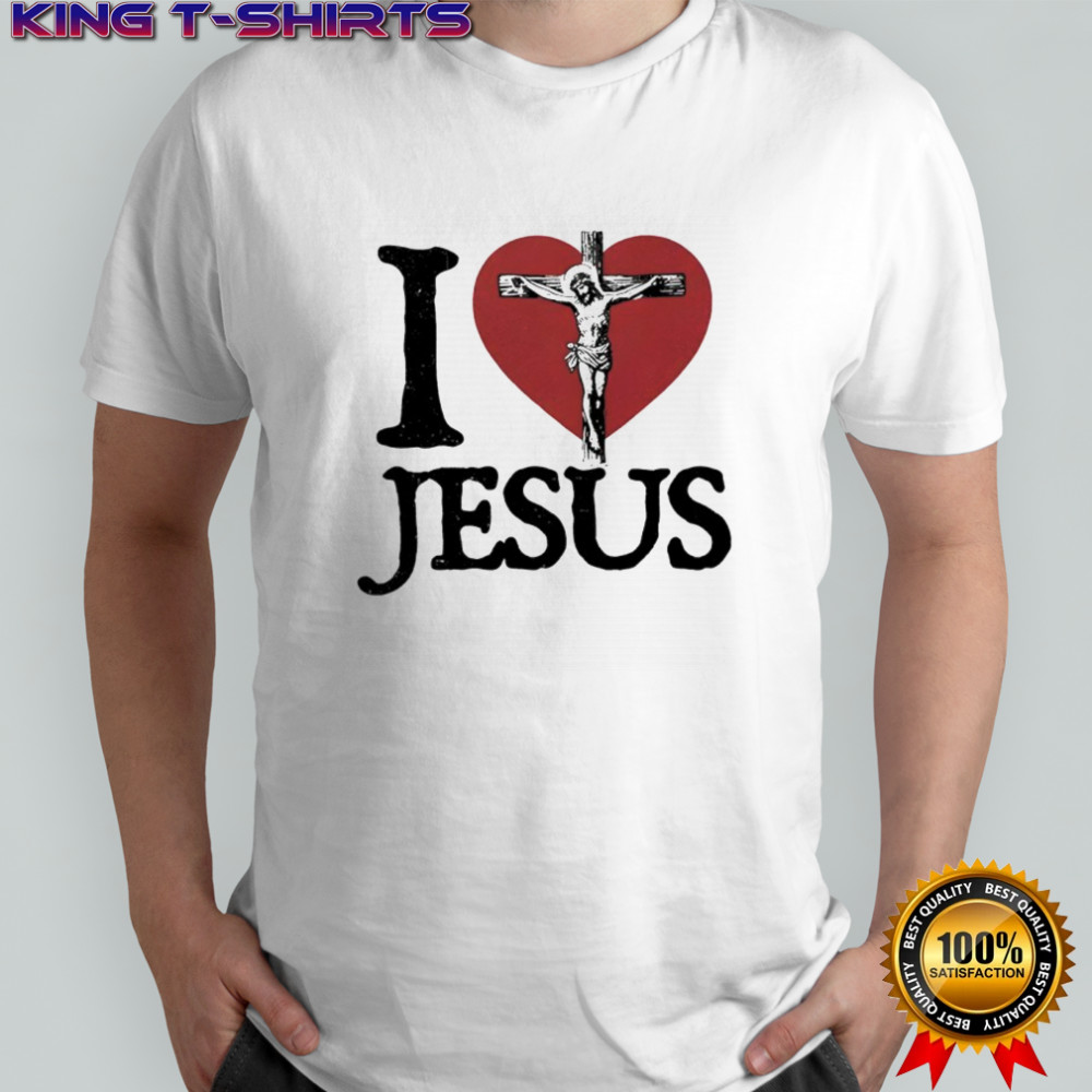 I Love Jesus heart shirt