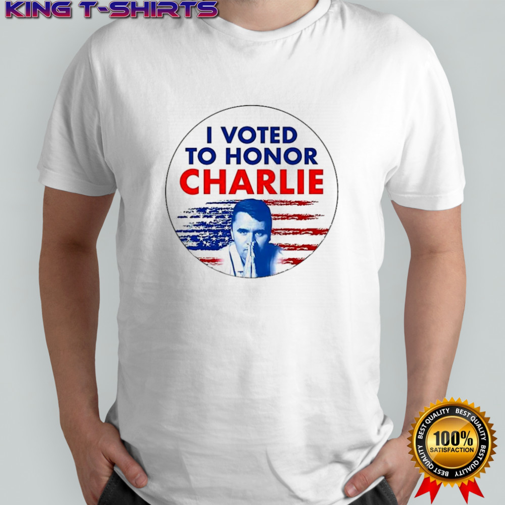 I Voted to honor Charlie 2025 shirt