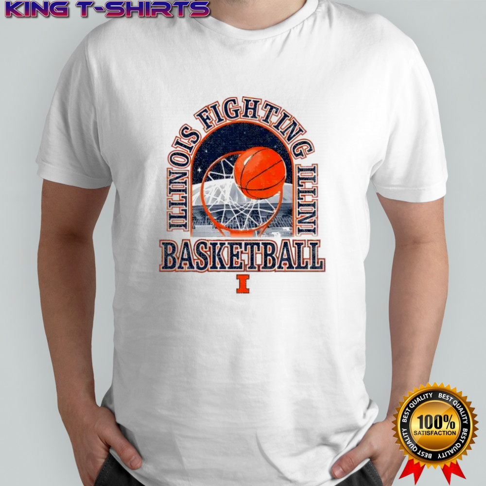 Illinois Basketball Arch State Farm Center shirt
