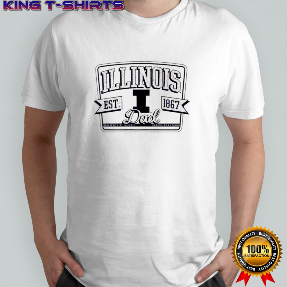 Illinois Dad Shirt Orange 1867 shirt