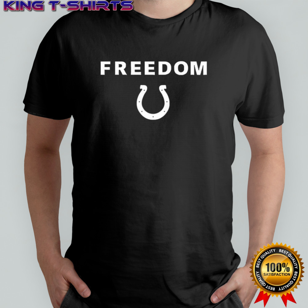 Indianapolis Colts football freedom logo shirt