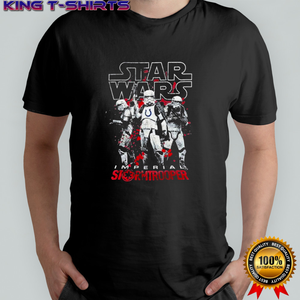 Indianapolis Colts X Star Wars Imperial Stormtrooper NFL T-shirt
