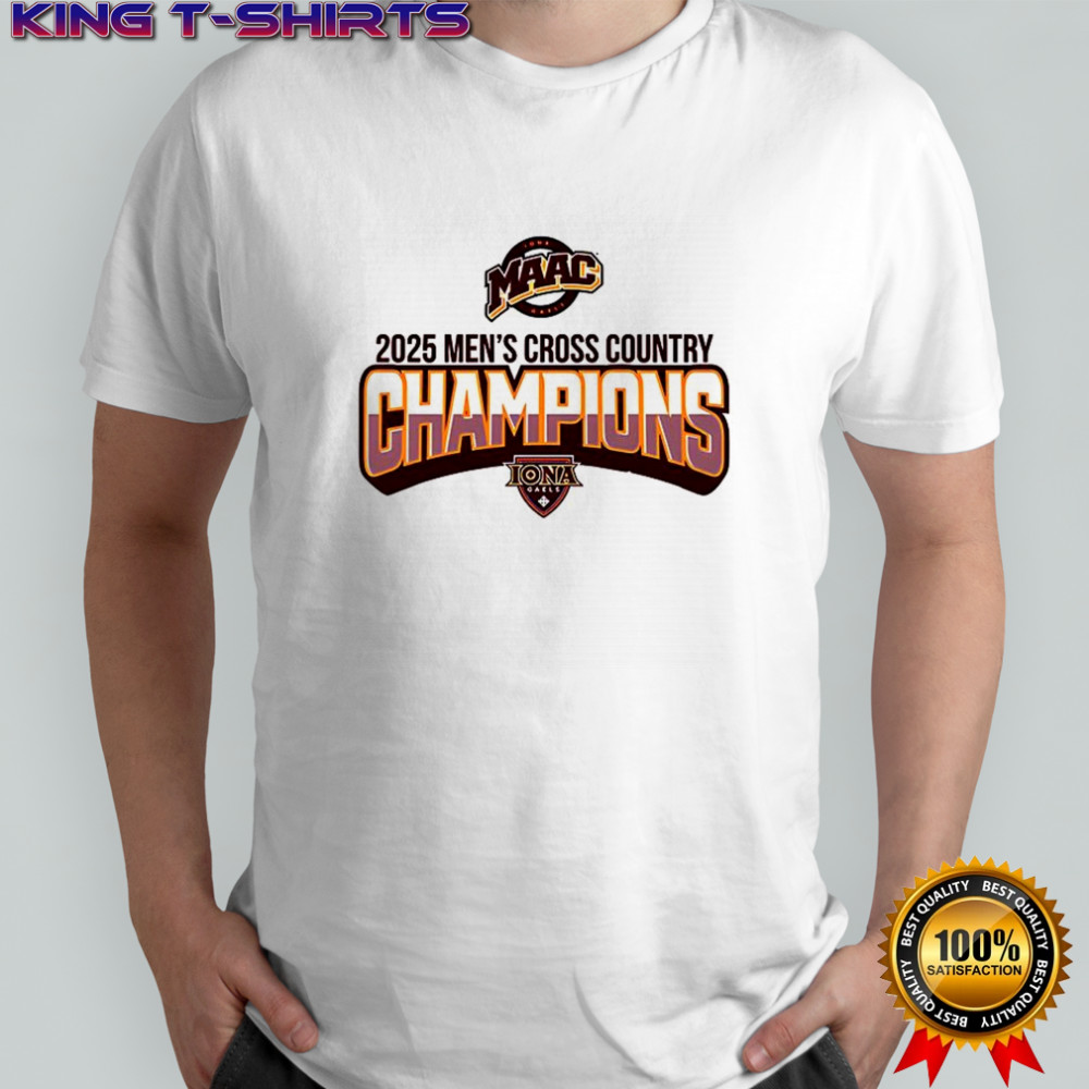 Iona University 2025 Men’s Cross Country Champions shirt