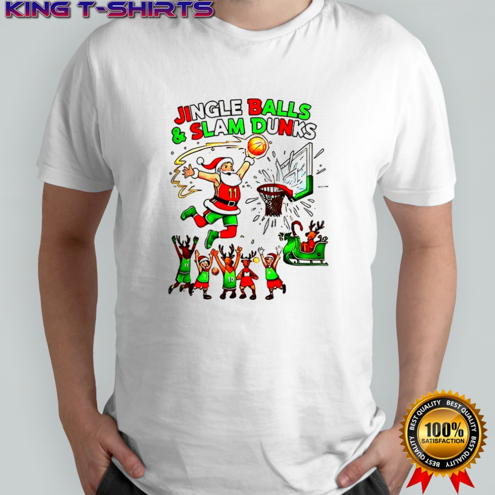 Jingle Balls and Slam Dunks Christmas shirt