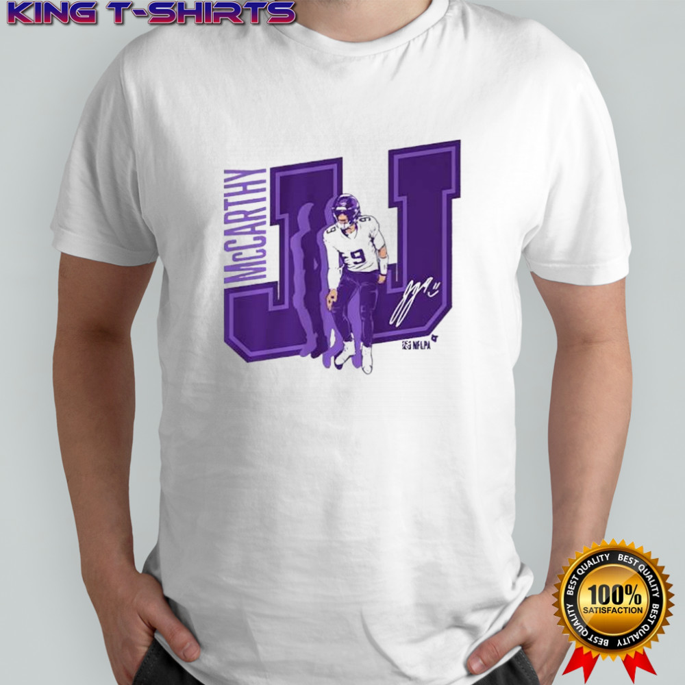 J.J. McCarthy Griddy Signature shirt