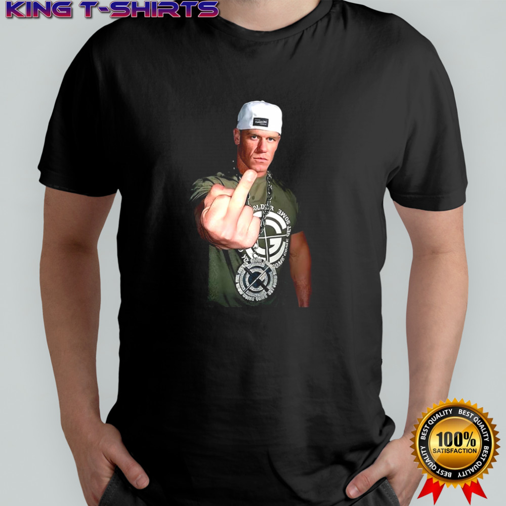 John Cena 2025 middle finger shirt