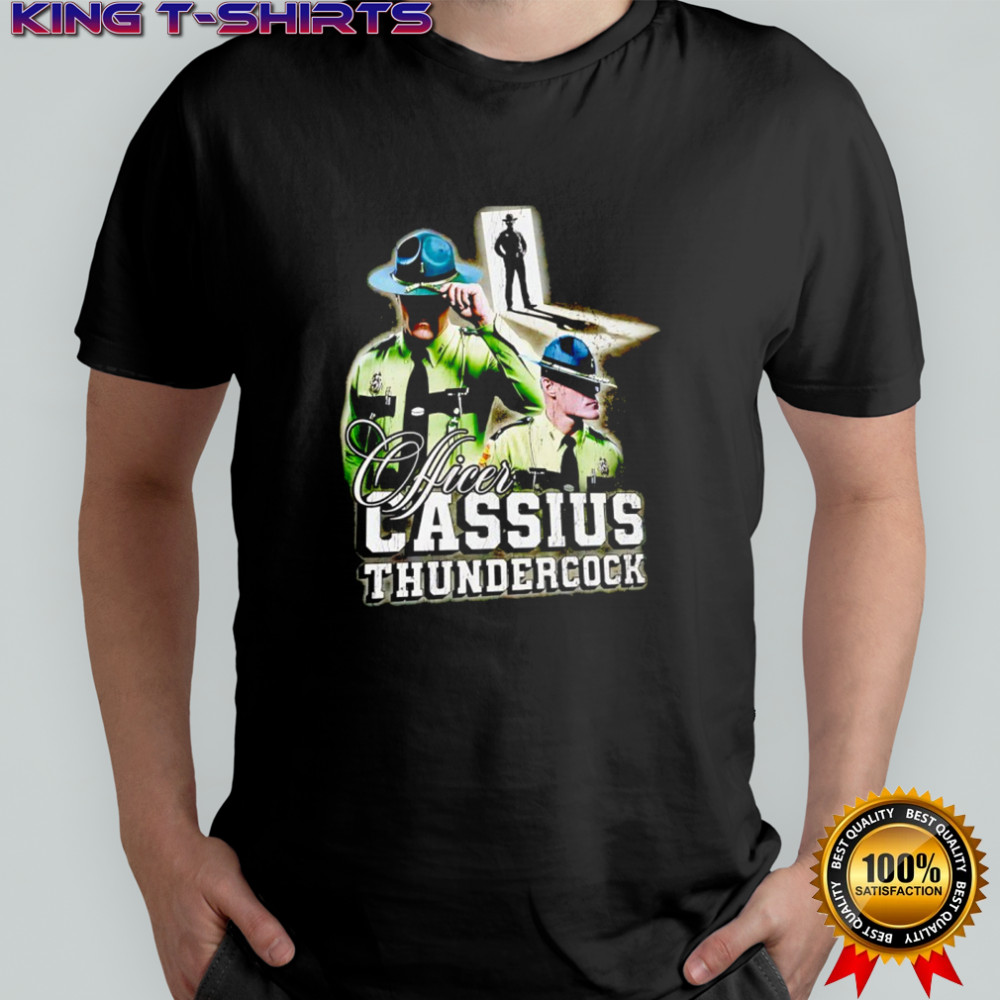 John Cena Officer Cassius Thundercock retro shirt