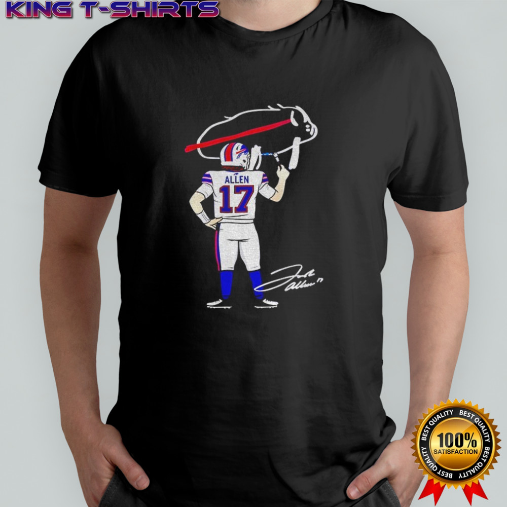 Josh Allen painting Buffalo meme Buffalo Bills NFL Football 2025 signature shirt
