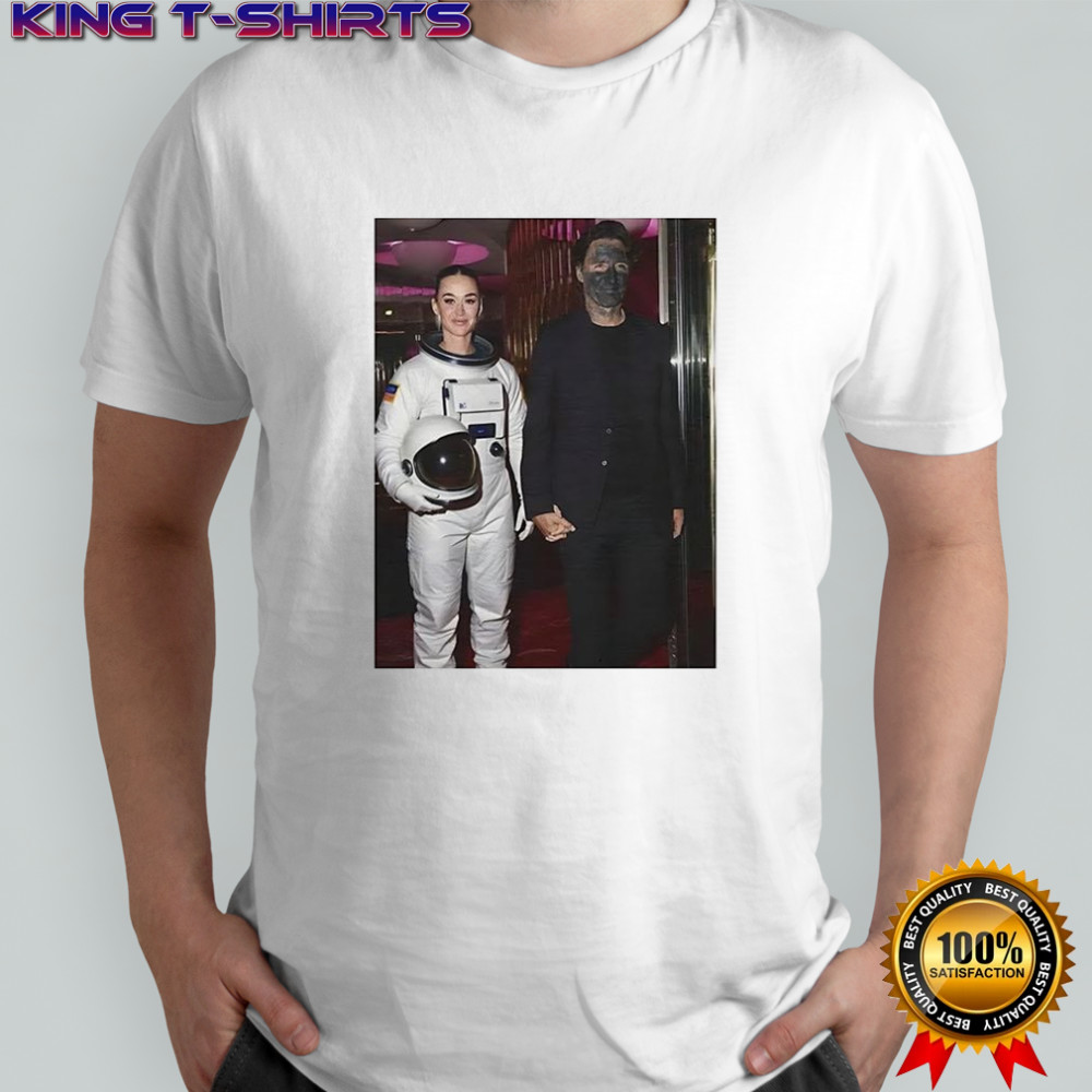 Katy and Trudeau Halloween costumes meme shirt