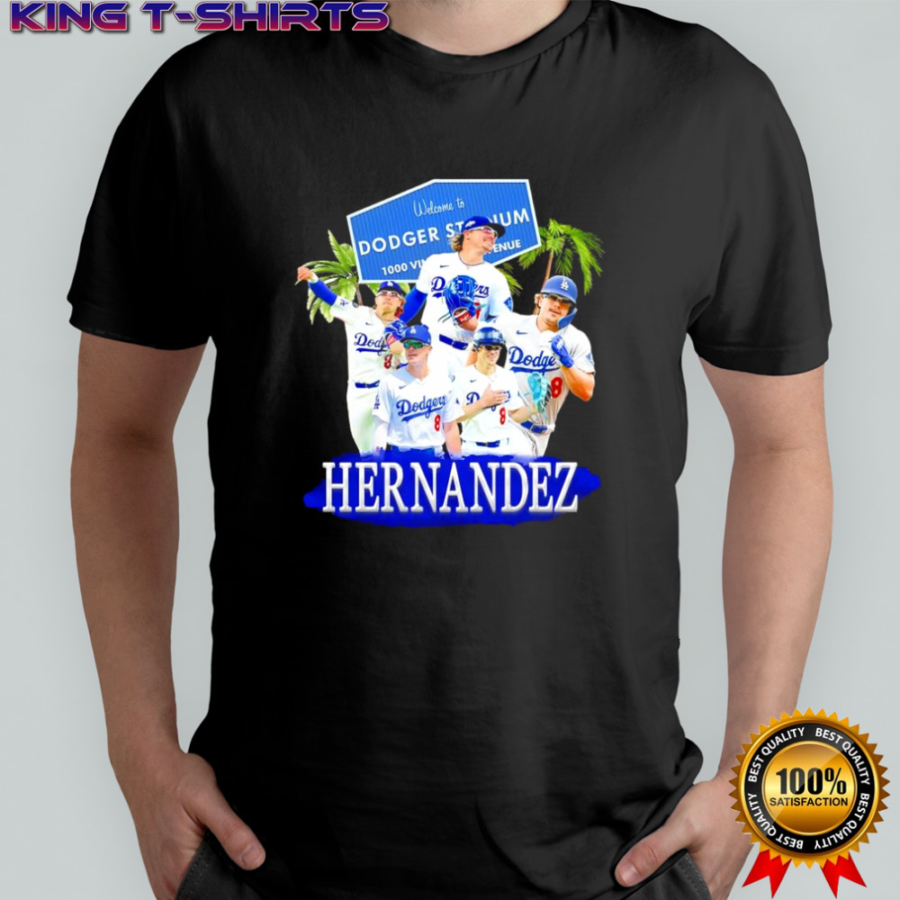 Kiké Hernandez welcome to Los Angeles Dodger Stadium shirt