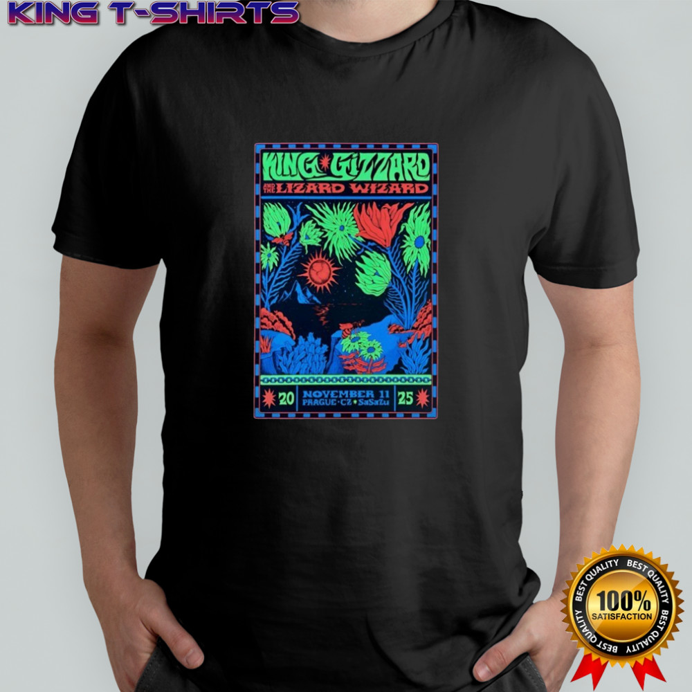 King Gizzard And The Lizard Wizard SaSaZu Prague CZ November 11 2025 T-shirt
