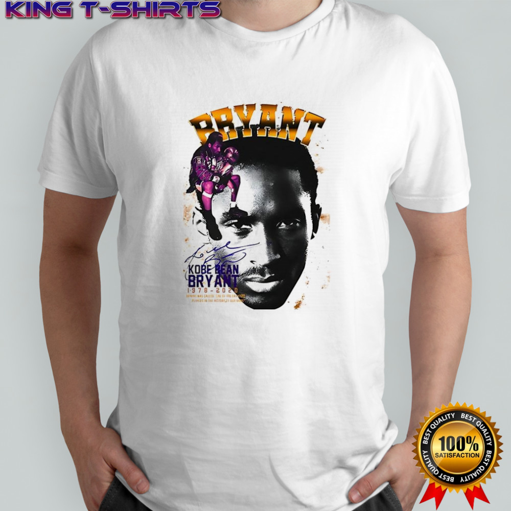 Kobe Bryant Los Angeles Lakers basketball tribute signature vintage shirt