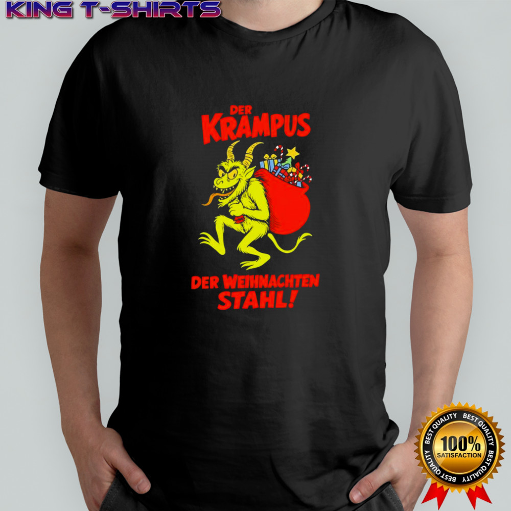 Krampus x Grinch Der Krampus Der Weihnachten Stahl shirt