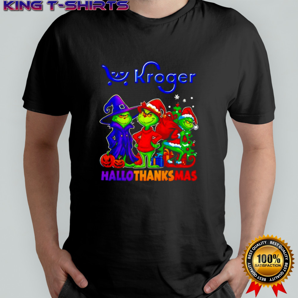 Kroger X Grinch 2025 Halloween Thanksgiving Christmas Shirt