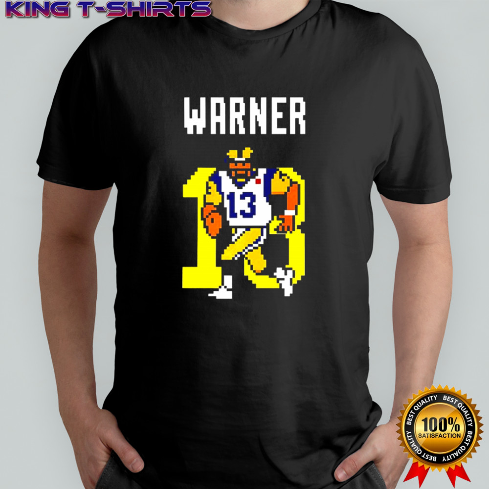 Kurt Warner Los Angeles Rams NFL retro 8-Bit shirt