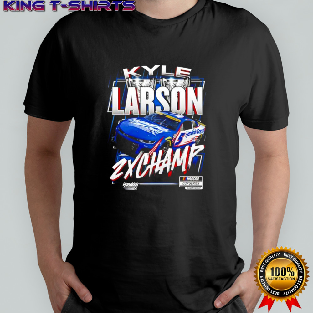 Kyle Larson Hendrick Motorsports Team Collection Two-Time NASCAR Cup Series Champion shirt