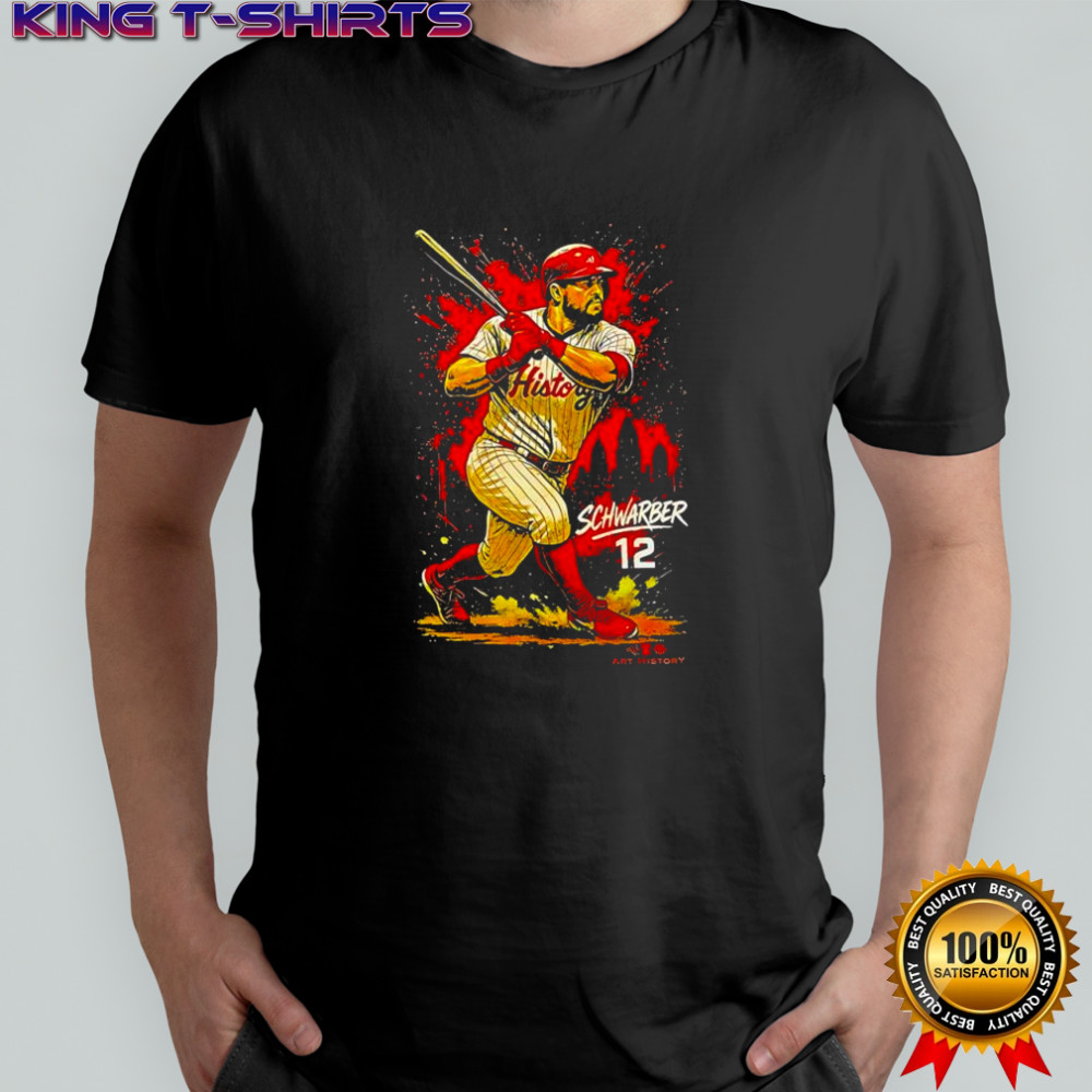 Kyle Schwarber Philadelphia Phillies baseball jersey history 12 shirt