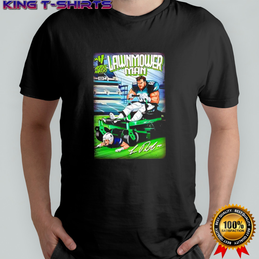 Lawnmower Man Jason Kelce Philadelphia Eagles signature shirt