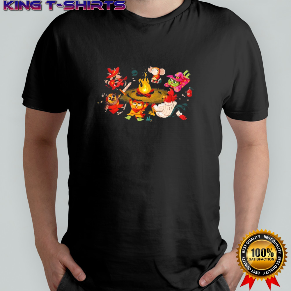 Legends Of Avantris Uprooted Party Campfire T-shirt