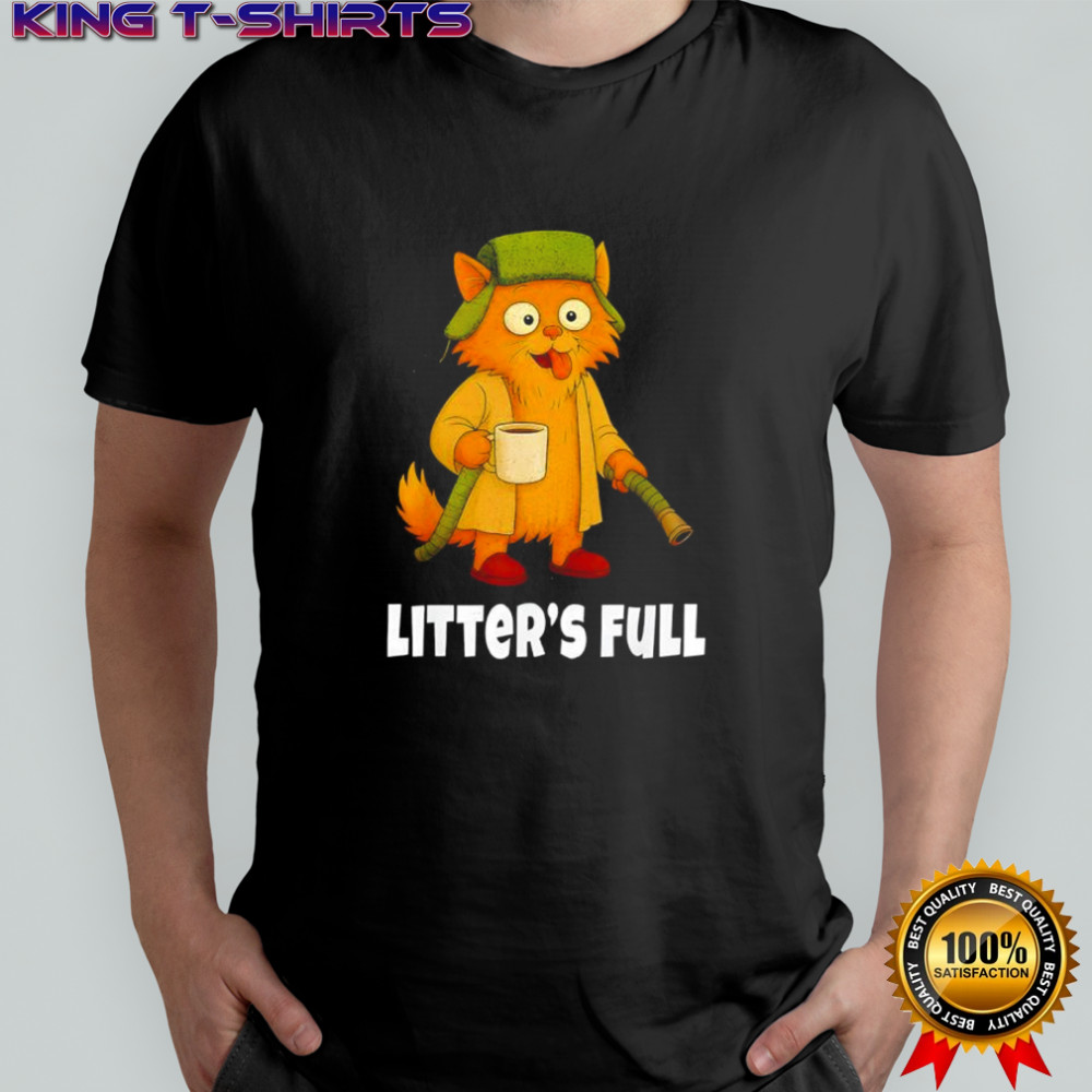 Litter’s Full Christmas Vacation Funny Cat shirt
