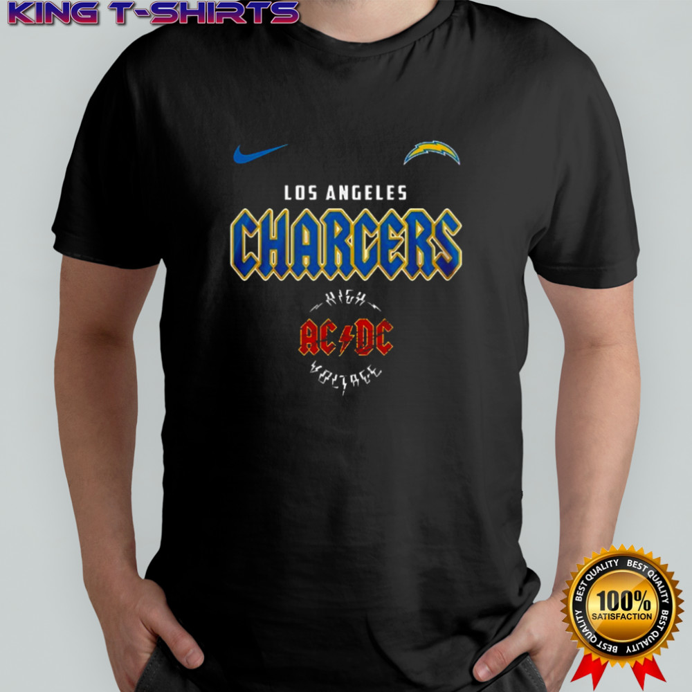Los Angeles Chargers AC DC Highway To Hell go Chargers graphic shirt