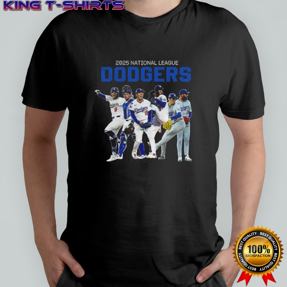 Los Angeles Dodgers 2025 National League World Series MLB Champions players shirt