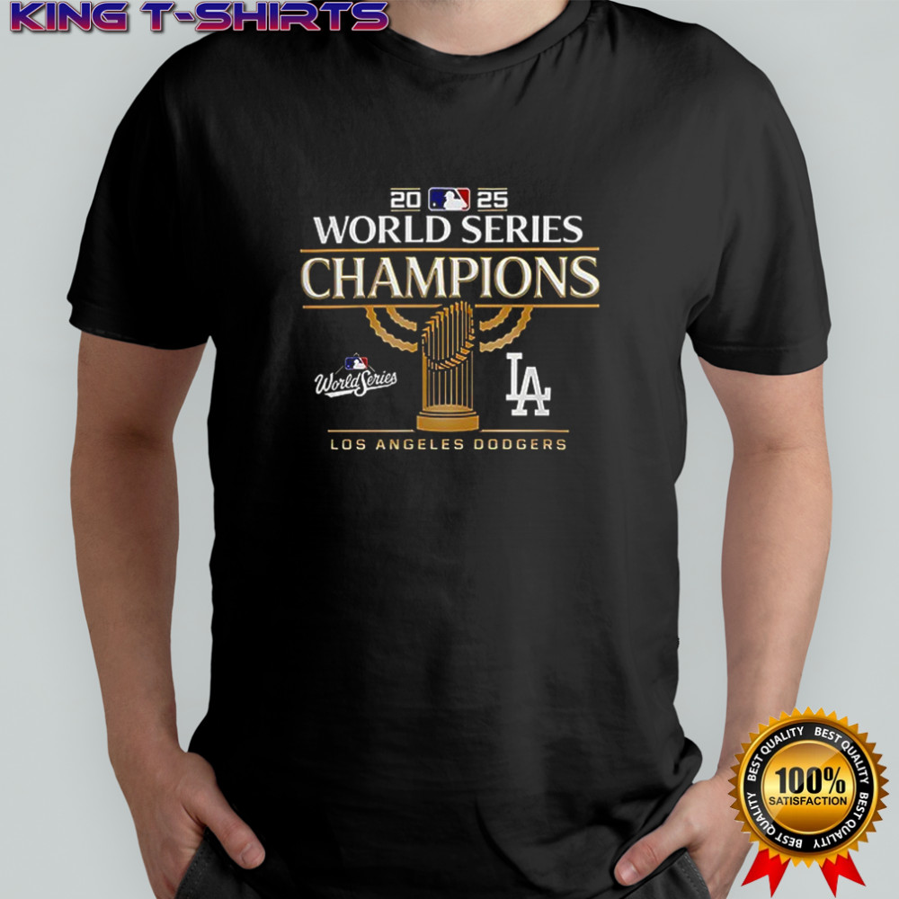 Los Angeles Dodgers 2025 world series champions team signature shirt