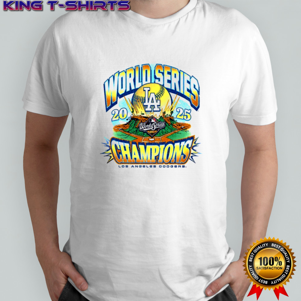 Los Angeles Dodgers 2025 World Series Champions vintage shirt.