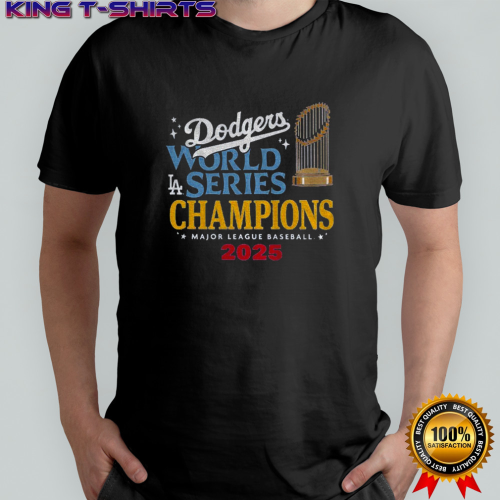 Los Angeles Dodgers 9-time world champions baseball logo shirt