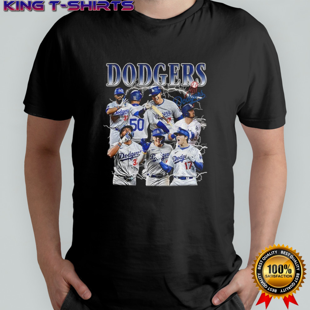 Los Angeles Dodgers All Team 2025 World Series MLB Champions Storm graphic shirt