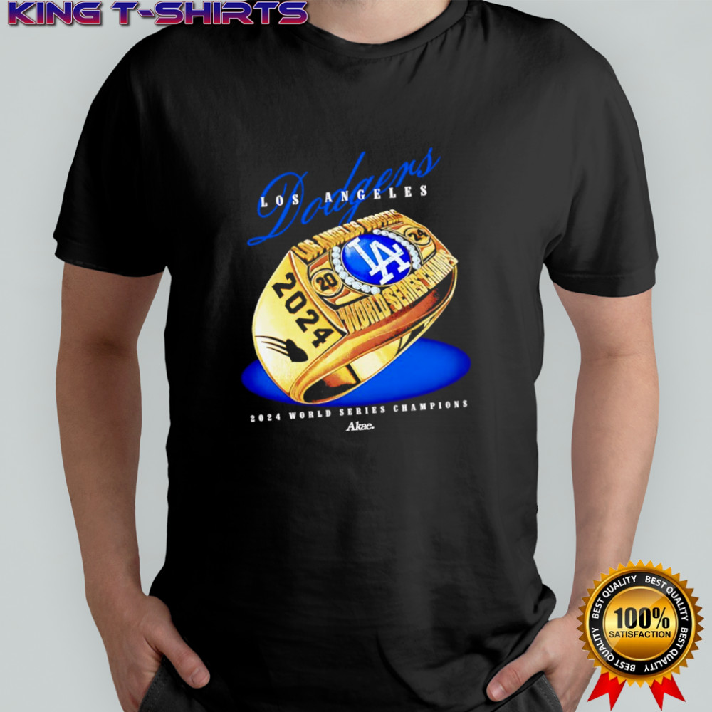 Los Angeles Dodgers ring World Series Champions shirt