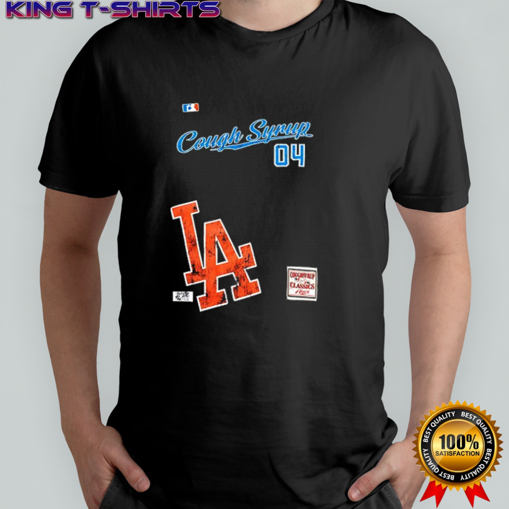 Los Angeles Dodgers that’s a awful lot cough syrup 04 logo shirt
