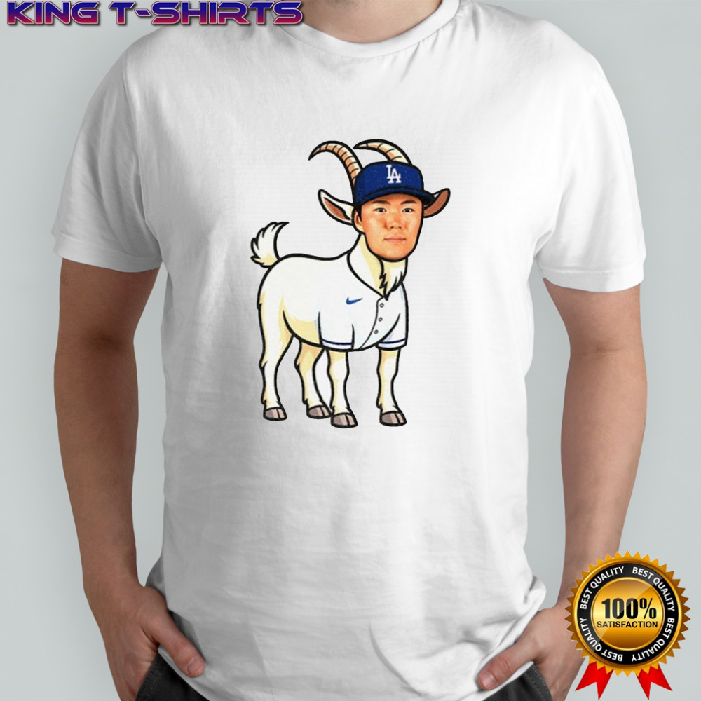 Los Angeles Dodgers Yoshinobu Yamamoto Goat MVP shirt.