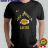 Los Angeles Lakers x One Piece Anime graphic shirt