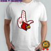 Louisville Cardinals football L hand sign 2025 mascot shirt