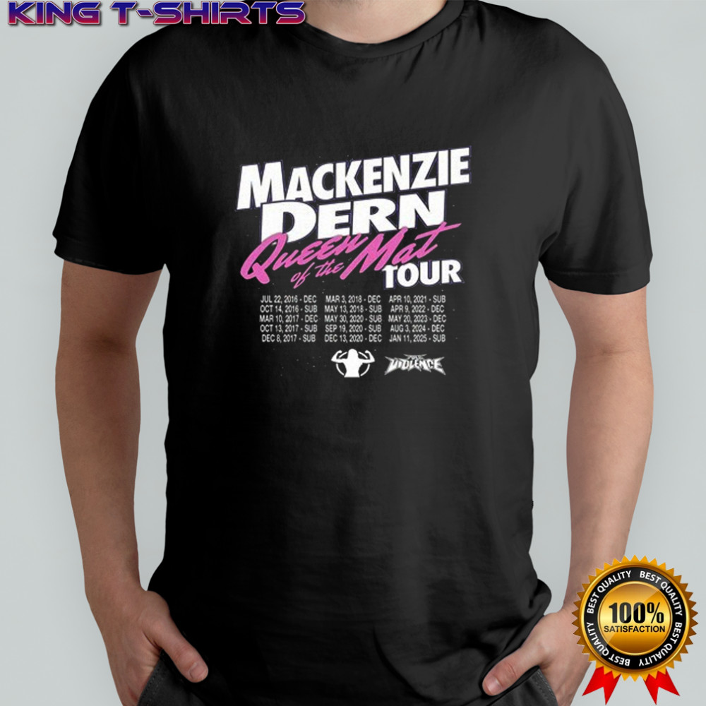 Mackenzie Dern X Full Violence Queen Of The Mat Tour 2025 T-shirts