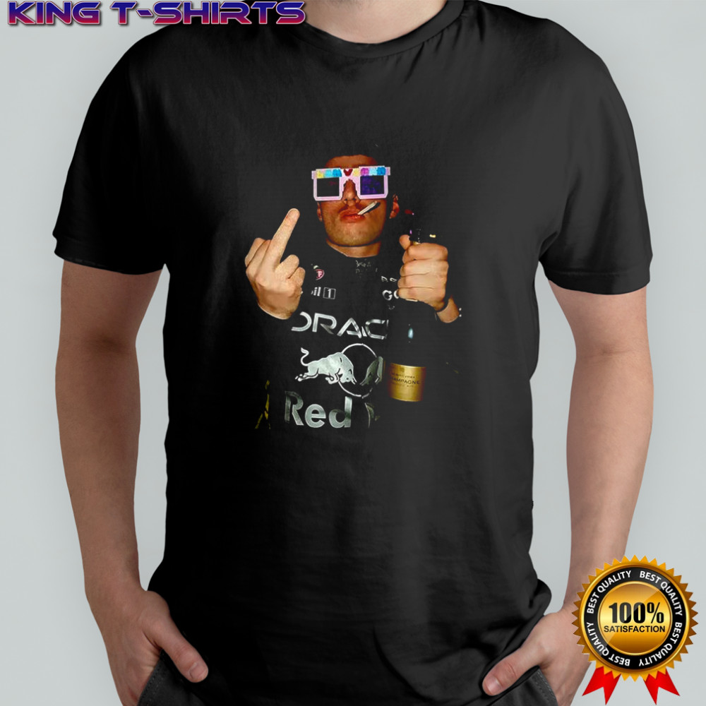 Max Vers Champion middle finger meme shirt