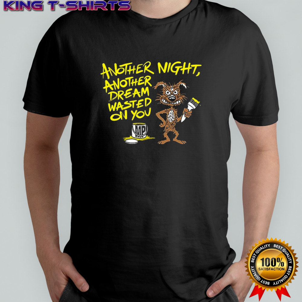Mayday Parade another night another dream wasted on you graffiti dog shirt