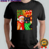 Meme Cat Taking A Selfie Christmas Xmas Lights Holiday shirt