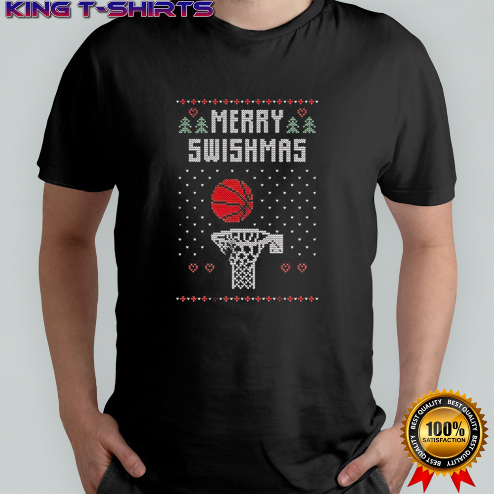 Merry Swishmas basketball Merry Christmas shirt
