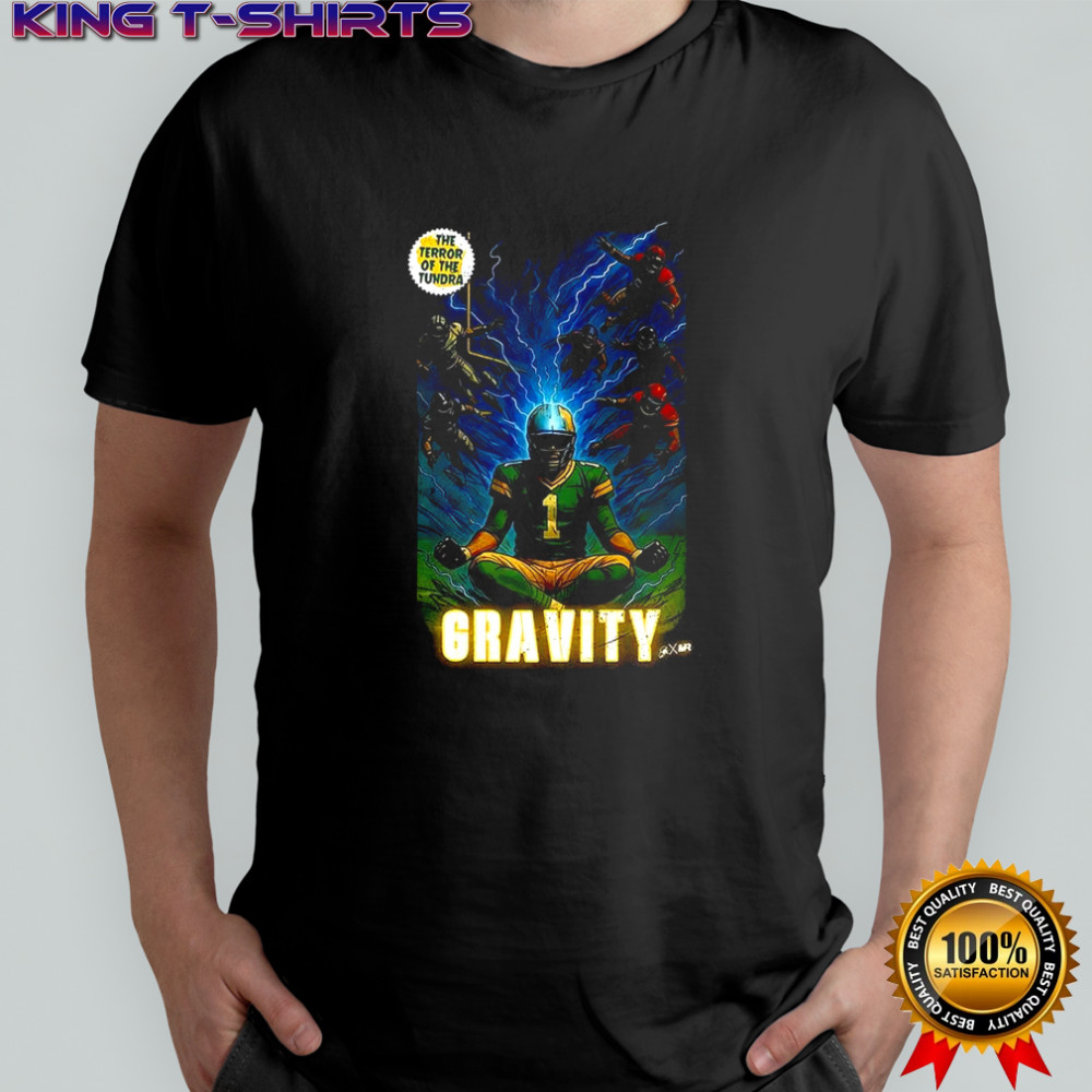 Micah Parsons Gravity Green Bay Packers Gravity comic shirt