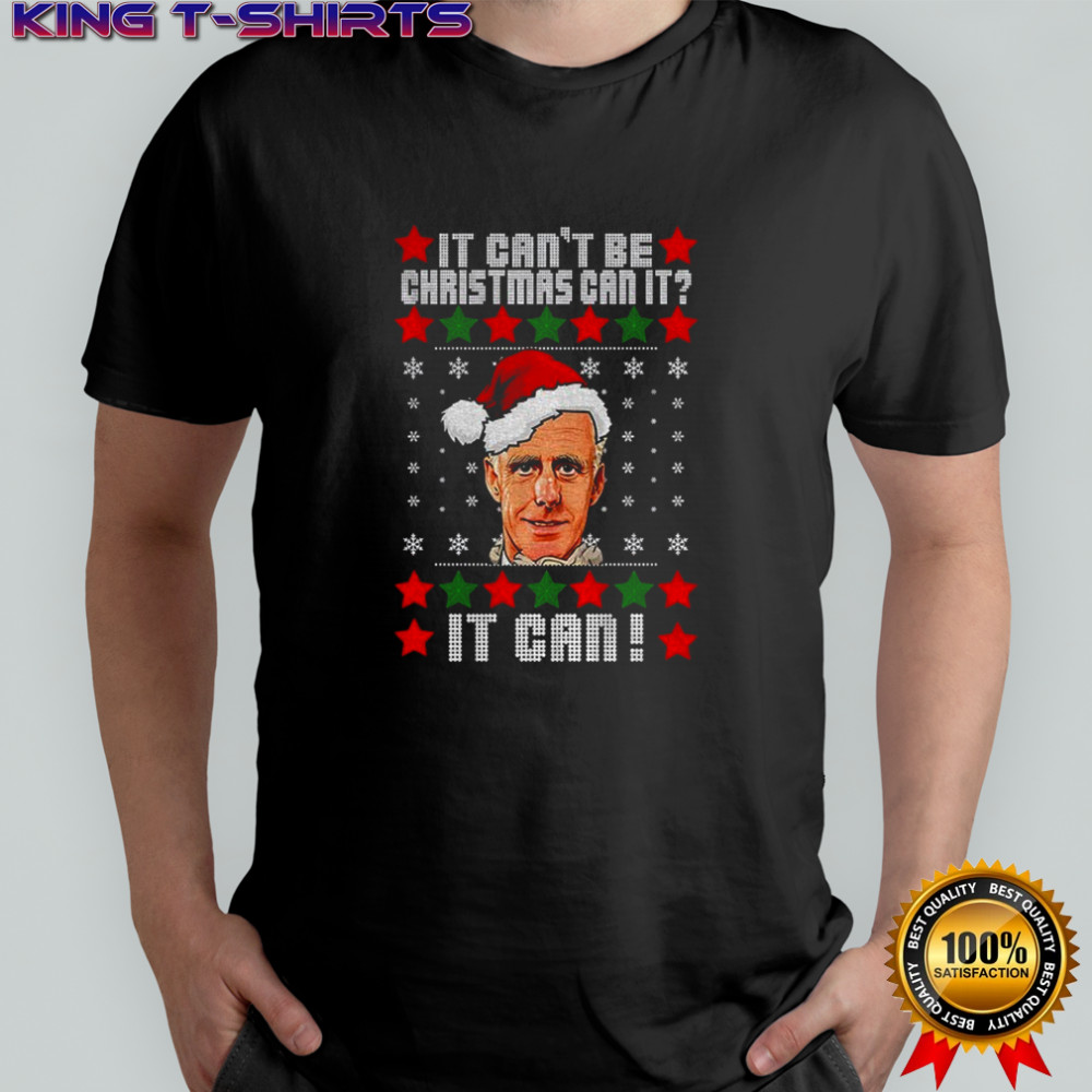Mick McCarthy Blackpool it can’t be Christmas can it it can Merry Christmas shirt