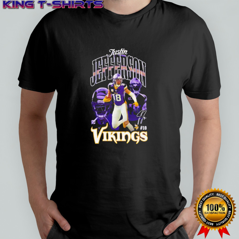 Minnesota Vikings Justin Jefferson signature shirt