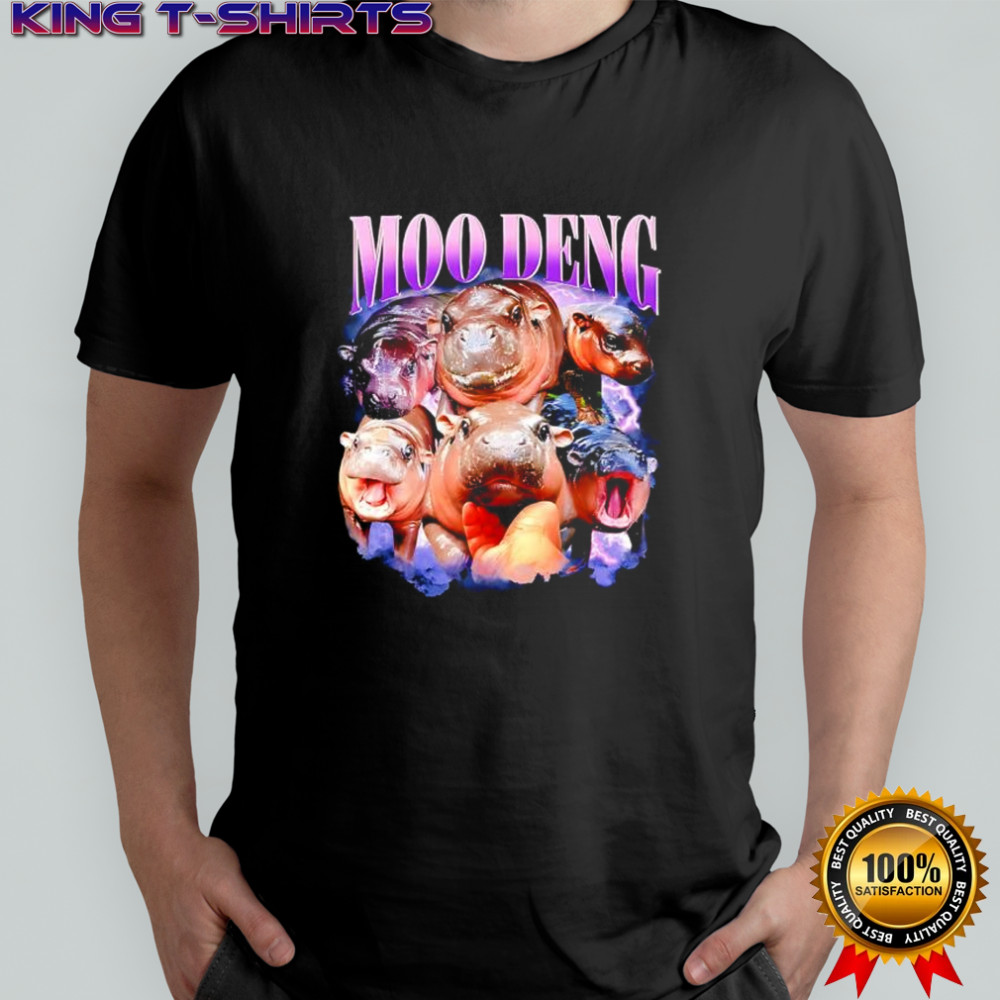 Moo-Deng Baby Pygmy Hippo Cute Zoo shirt