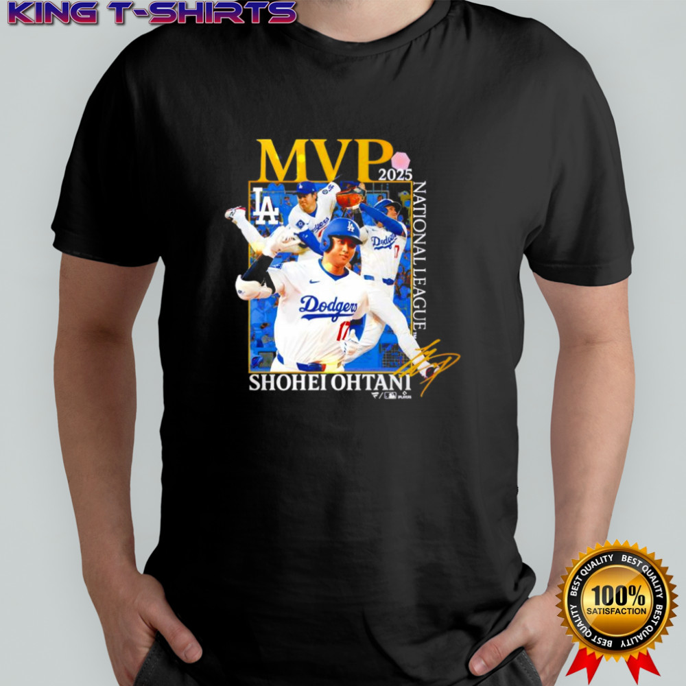 MVP 2025 Shohei Ohtani National League signature graphic shirt