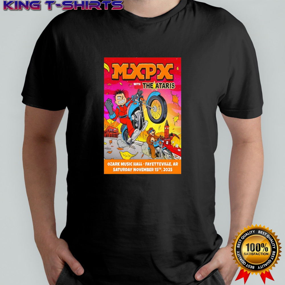 MXPX November 15th 2025 Fayetteville Event Poster shirt