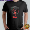 Never Underestimate A Nurse Who Understands Football And Loves Nebraska Cornhuskers Stethoscope Heart T-shirt