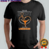 Never Underestimate A Nurse Who Understands Football And Loves Texas Longhorns Stethoscope Heart T-shirt